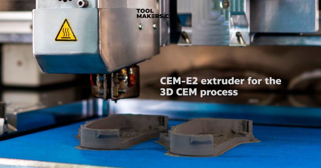 CEM-E2 extruder for the 3D CEM process